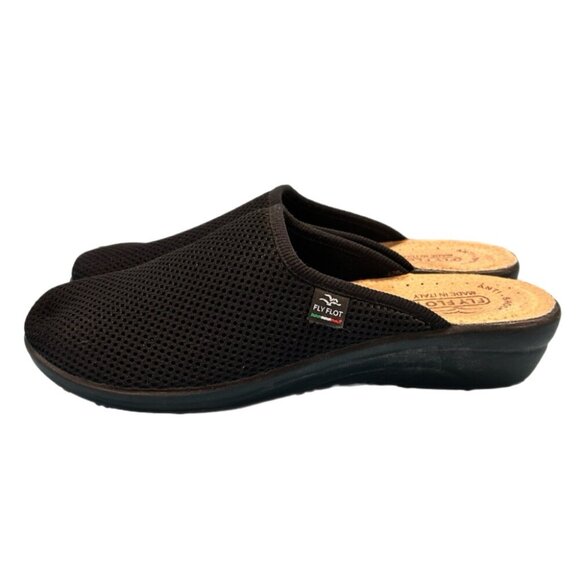 Fly Flot Italian Classic Open Back Mesh Clog Slip on Shoes SIZE 9.5 / 40 - Picture 1 of 7